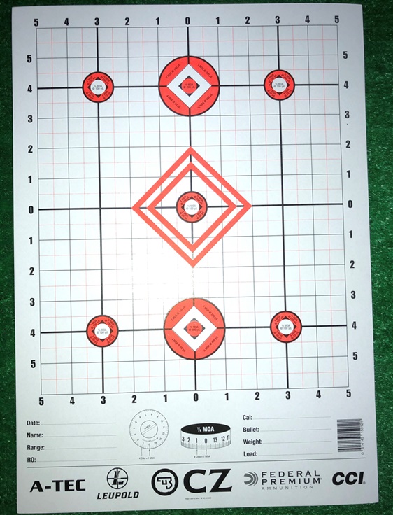 fortar001 target sight in moa. Target Sight-In MOA Each