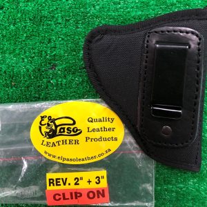 elp141r2-3rh. El Paso Holster Cordura Clip On Revolver 2"-3" RH