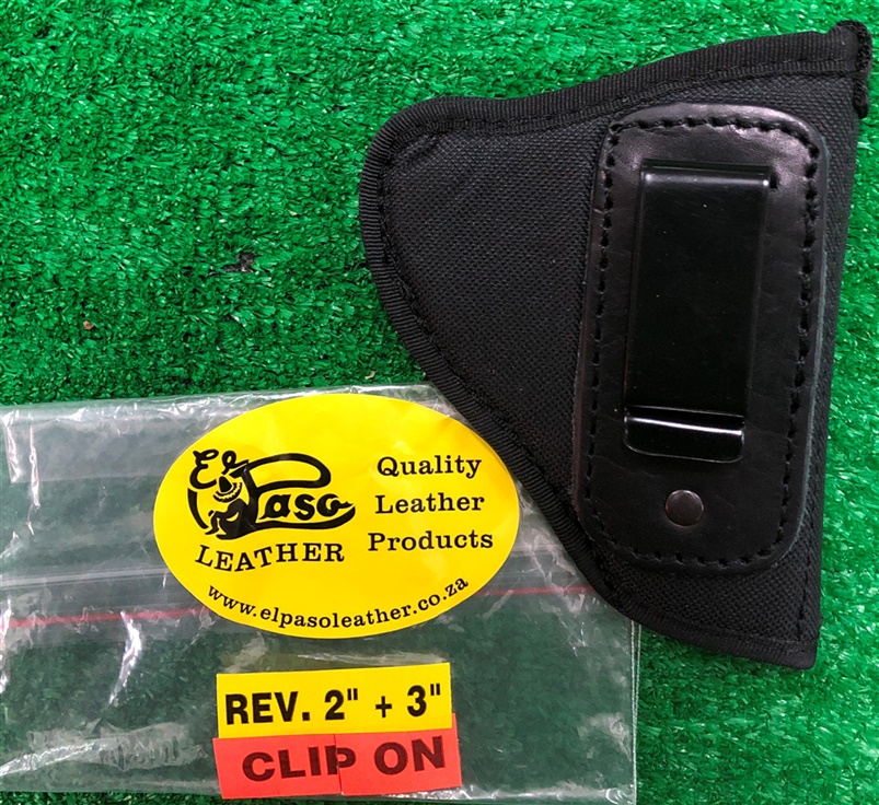 elp141r2-3rh. El Paso Holster Cordura Clip On Revolver 2"-3" RH