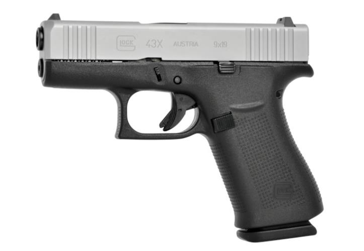 AOFG47804 #1. Glock G43X 9mm P Slim SS Side F/SER