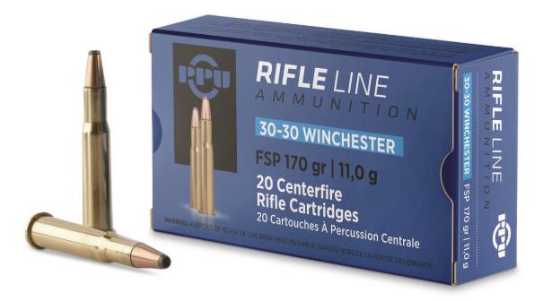 AOFPVA-200 #1. Ammo 30-30 Win 170gr PPU FSP 20's