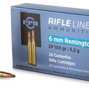 AOFPVA-271 #1. Ammo 6mm Rem 100Gr PPU SP 20's