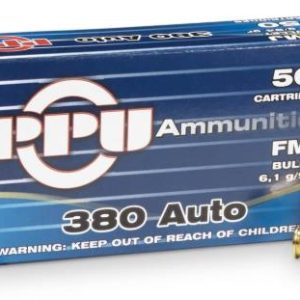 AOFPVA-144 #1. Ammo 380 Auto (9mm S) 94Gr PPU FMJ 50's
