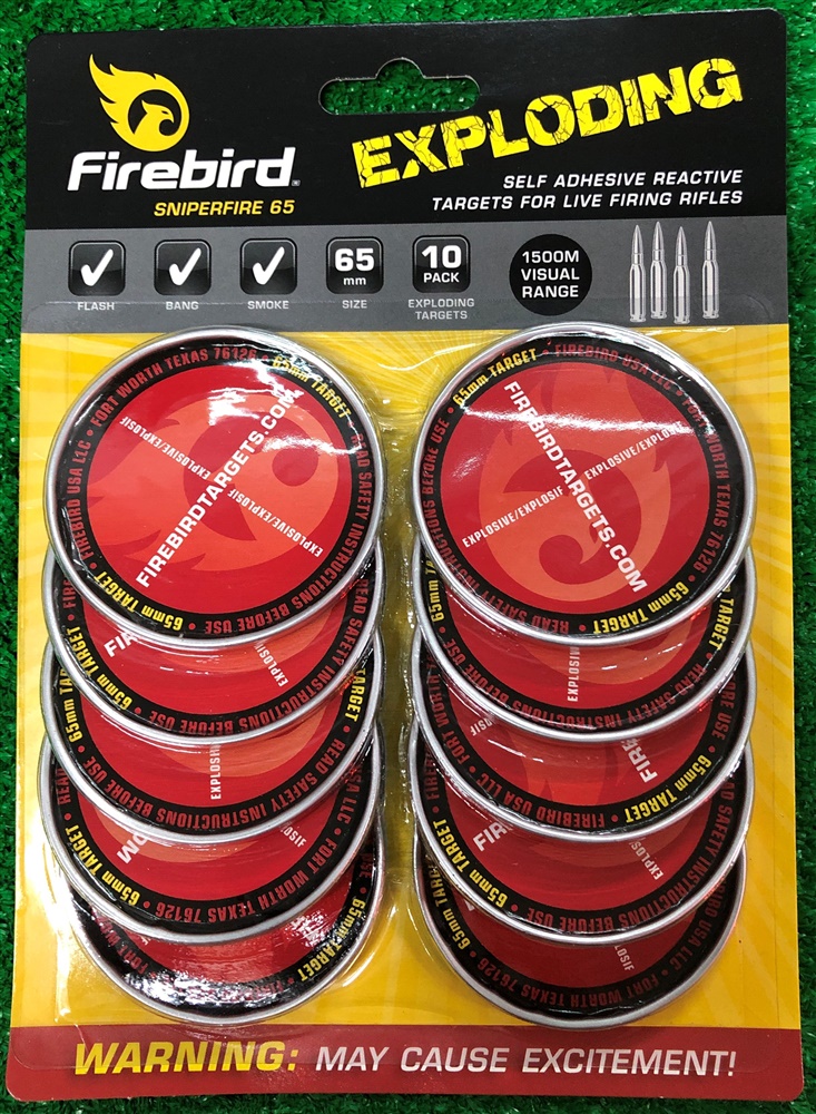 sgsf65-ihrf65. Firebird 65mm Reactive Exploding Target