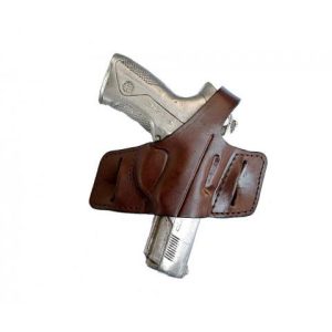 ELP101P09RHBR #1. El Paso Thumbreak Bikini Leather Holster P-09 Right Hand Brown Outside Waistband