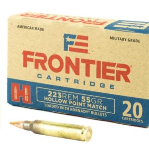 ISSFR140 #3. Ammo 223 Rem 55Gr Frontier HP 20's