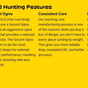 RAPBER30513 #2. P 30 Cal (.308) 185gr Berger VLD Hunting 100's