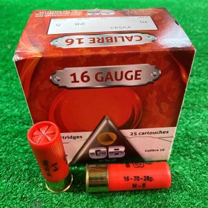 nyag-328.400.0300. Ammo 16Ga 28Gr GB No5 25's
