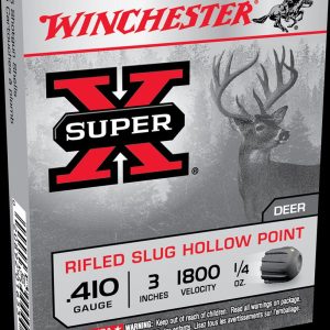 NYAW-X413RS5 #1. Ammo 410Ga (36Ga) 3" Winchester Super-X Rifled Slug 5's