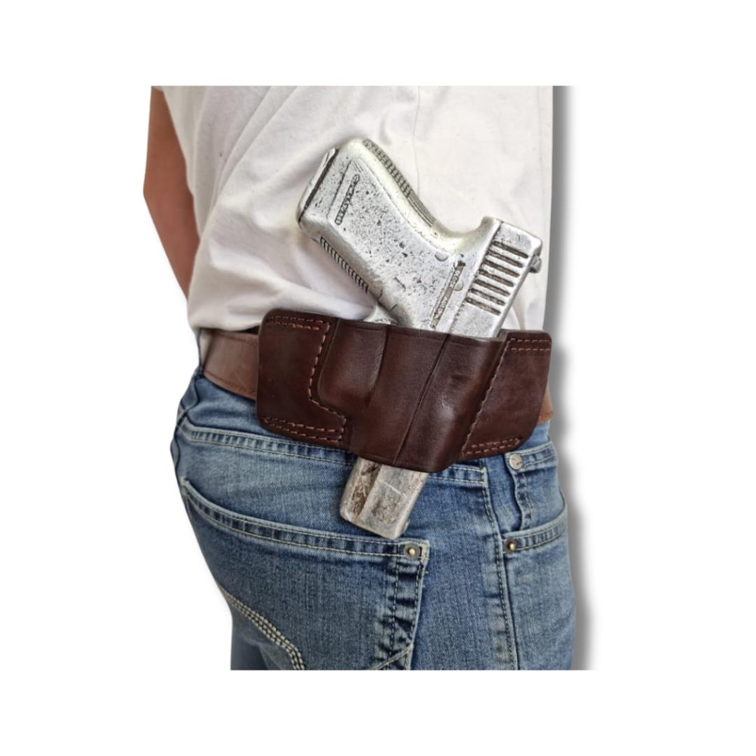 ELP101APXRHBR #1. El Paso Bikini Leather Holster APX RH Brown