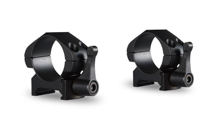 SGSRH23010 #1. Hawke Precision Steel Ring Mounts 1" Weaver Lever Low