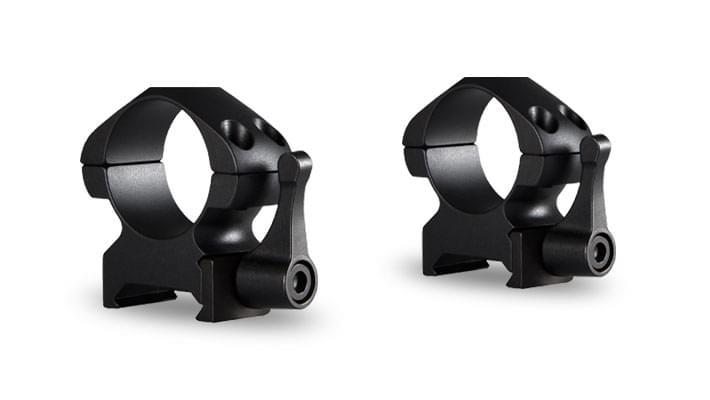 SGSRH23011 #1. Hawke Precision Steel Ring Mounts 1" Weaver Lever Medium