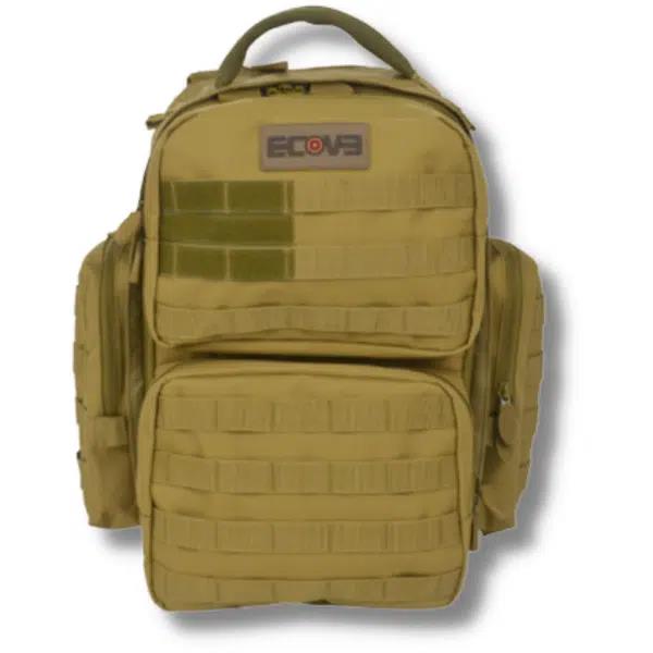 SGBAGEE017DP #1. EcoEvo Tactical Backpack Tan