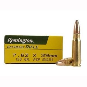 DFREM29125 #2. Ammo 7.62x39mm 125Gr Remington Core-Lokt 20's