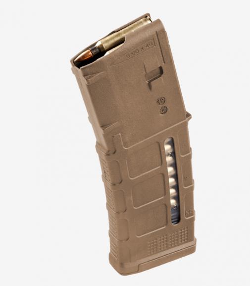 ISSMAG556-MCT #1. Magpul Pmag AR/M4 Gen3 M3 Window 5.56 Nato 30 MCT FDE