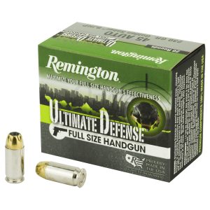 DFREM28942 #1. Ammo 45 ACP 230Gr Rem Ultimate Defense Full Size Handgun BJHP 20'S
