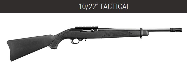 DFRU1261 #2. Ruger 10/22 .22LR Tactical Syn 16.12/10