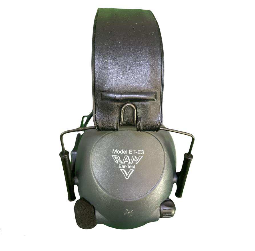 RARDS6022 #1. Green RAM Ear-Tect EF3S82-1 Electronic Wire Frame Ear Muffs