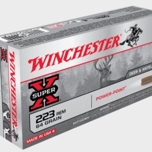 NYAW-X223R2 #1. Ammo 223 Rem 64Gr Winchester Super X Power Point 20's