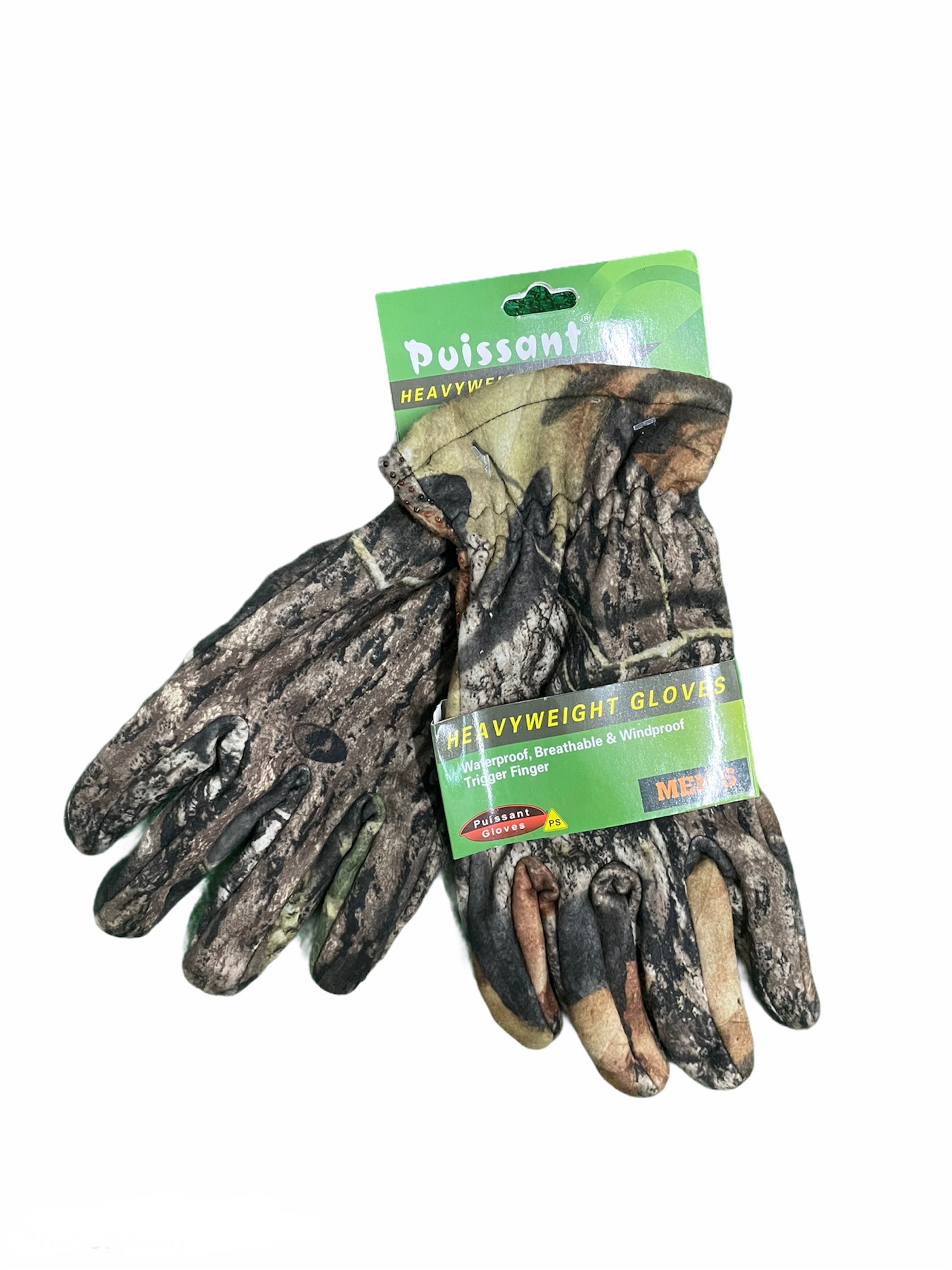 xoeae6538. Puissant Heavyweight Camouflage Gloves Large