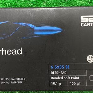 img_4889. Ammo 6.5x55mm Swedish 156Gr Sako DeerHead Bonded Soft Point 20's