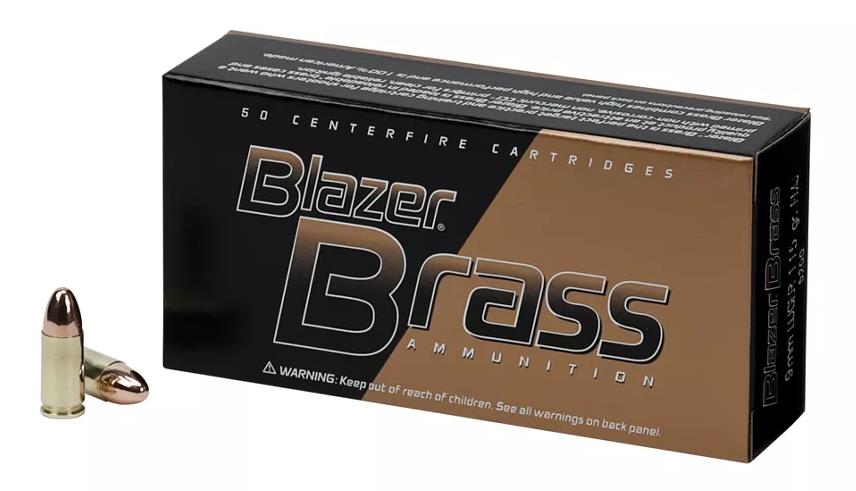 FORAF800 #1. Ammo 9mm P 115Gr Blazer FMJ 50's
