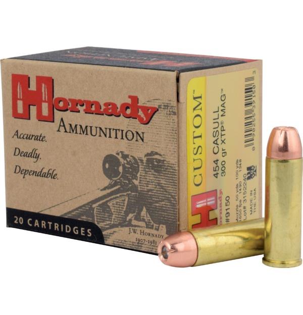 ISS9150 #1. Ammo 454 Casull 300Gr Hornady XTP Mag 20's