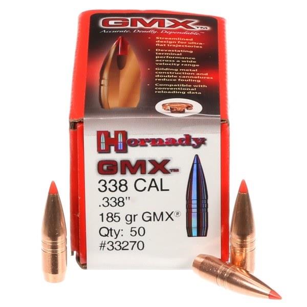 ISS33270 #4. P 338 Cal 185Gr Hornady GMX 50's