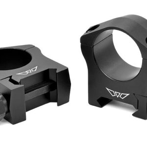 ISS7215M #1. 30mm High Warne Mountain Tech Rings Matte Black