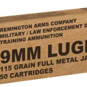 DFREM23959 #1. Ammo 9mm L 115Gr Remington FMJ 50's