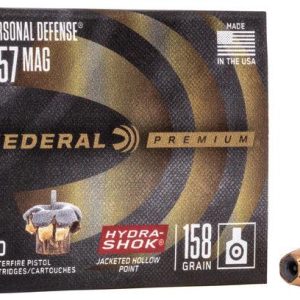 FORAF-002 #1. Ammo 357 Mag 158Gr Federal Hydra Shock 20's