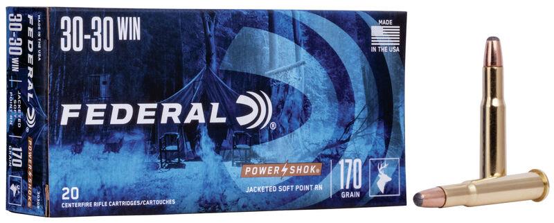 FORAF-040 #1. Ammo 30-30 WIN 170Gr Federal Power Shok 20's 3030B