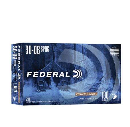 FORAF06 #1. Ammo 30-06 SPR 180gr Federal Power Shok 20's
