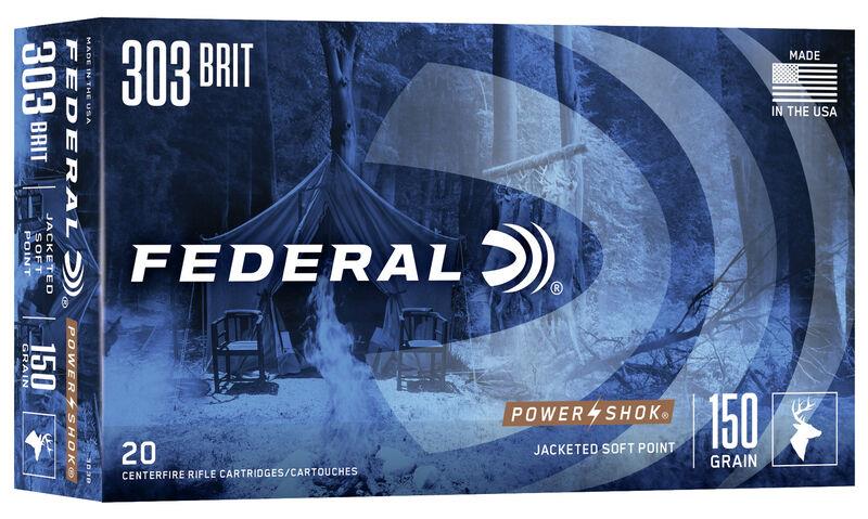 FORAF177 #1. Ammo 303 Brit 150Gr Federal Power Shok 20's