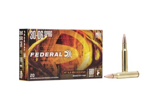 FORAF523 #1. Ammo 30-06 SPR 180Gr Federal Fusion 20's