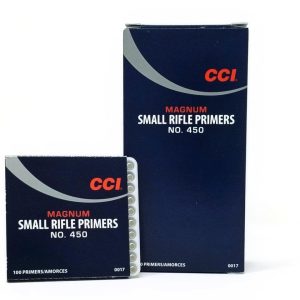 FORAI02 #1. Primers Small Rifle CCI 450 Mag 100's AI42