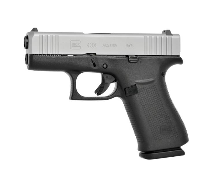 AOFG47519 #1. Glock G43 9mm SLIM SS Slide (SC)