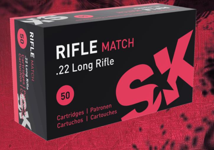 NOR42010800 #1. Ammo 22 LR 40gr SK Lapua Rifle Match 50's
