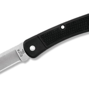 FORBU3660 #2. Buck Folding Hunter LT 3.75" 420HC Plain Blade Black Nylon Handle 110BKSLT