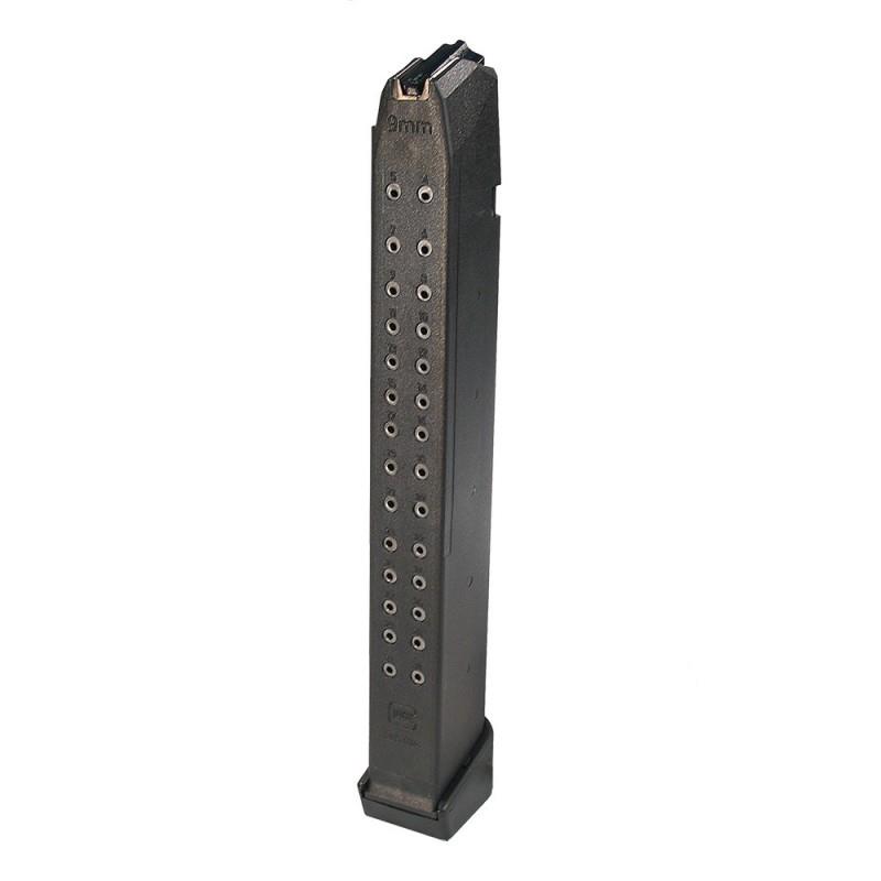 AOFG4429 #1. Glock Extended Magazine, 33 round 9mmP (Gen 4)