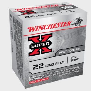NYAW-X22LRS #1. Ammo 22 LR Win Super-X Pest Control No 12 Shot 50's