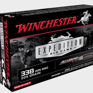 NYAW-S338CT #1. Ammo 338 WM 225gr Winchester Expedition Big Game Accubond CT 20's