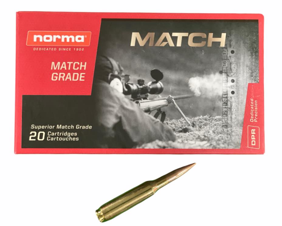 L&G10176152NORMA #2. Ammo 308 Win 168gr Diamond Line Rifle Norma