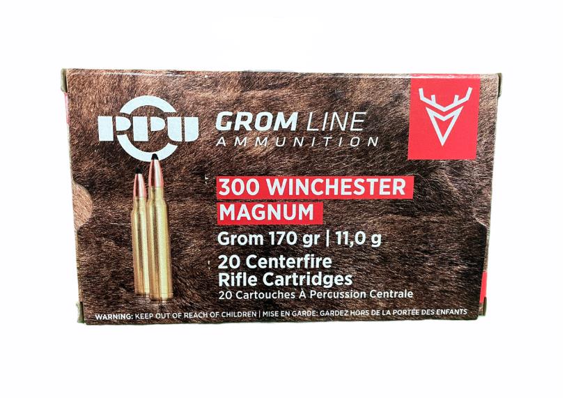 IA1PPU300A-377 #1. Ammo 300 WM 170gr PPU Grom 20's