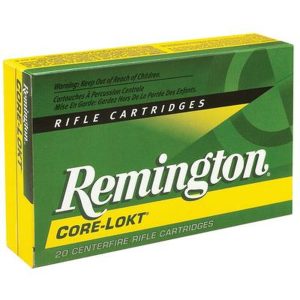 DFREM21515 #1. Ammo 25-06 Rem 120GR Remington Core-Lokt PSP 20's