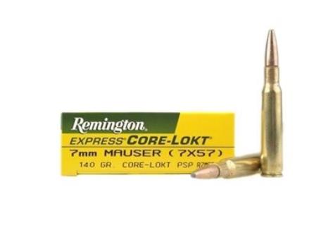 DFREM29031 #1. Ammo 7x57 MAU 140Gr Remington Core-Lokt PSP 20's