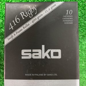 norc680485dsb50. Ammo 416 Rigby 400Gr Sako SP Twinhead II 10's