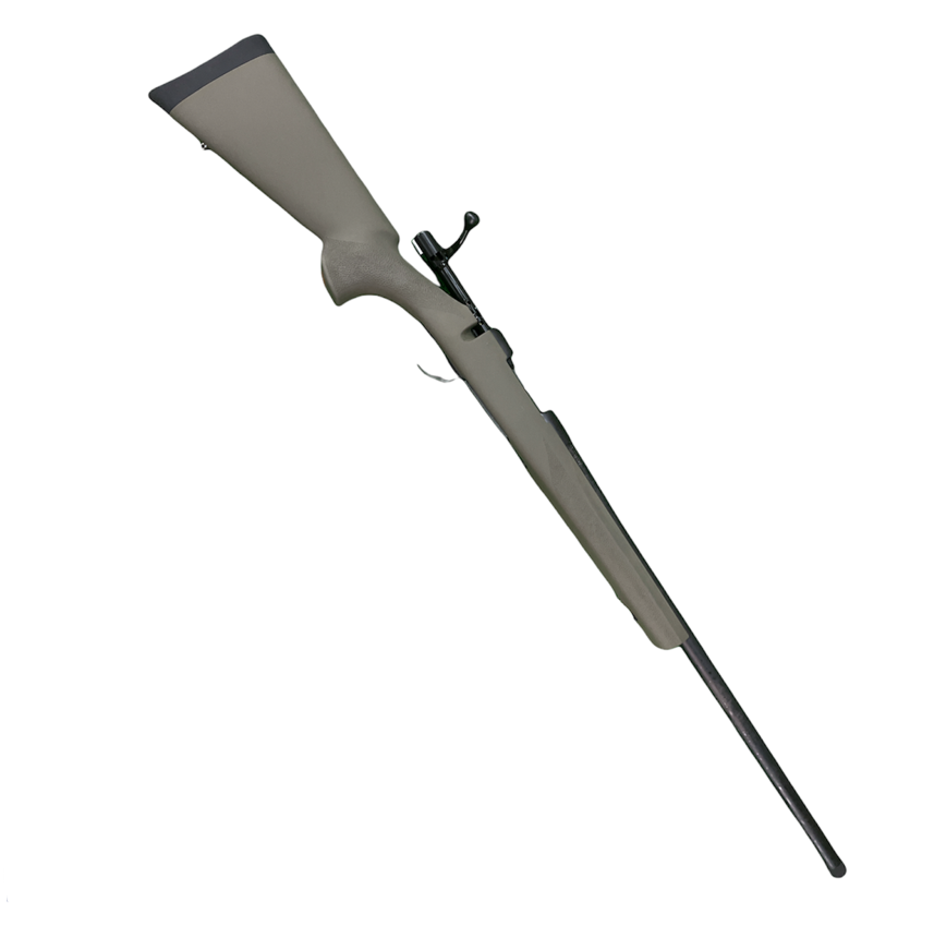 3a. Howa M1500 B/A 223 Rem Blue HB 24" Trd/Cap + Hogue Green S/A HB Stock