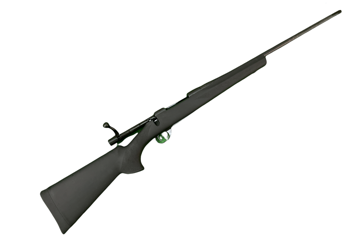 5a. Howa M1500 B/A 338 Win Mag Blue Std 24" + Hogue Black Long Action Stock