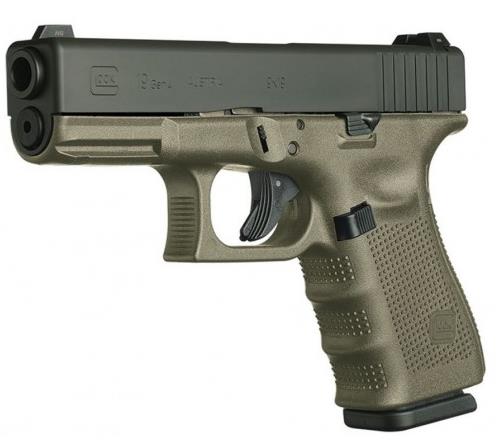 AOFG4198 #1. Glock G19 Gen3 Olive Drab Green 9mm Compact Pistol 15 Rounds